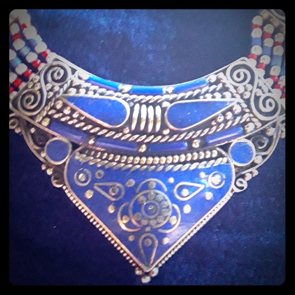 Awesome Blue Lapis Necklace